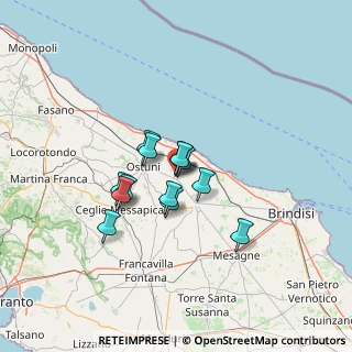 Mappa Via Alessandro Manzoni, 72012 Carovigno BR, Italia (9.60846)