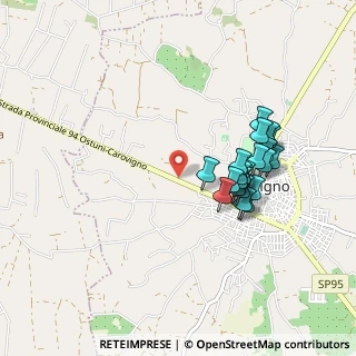 Mappa SS 16 Km 887 per Ostuni, 72012 Carovigno BR, Italia (0.9045)