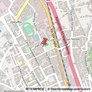 Mappa Via Vittorio Veneto, 348, 84013 Cava de' Tirreni, Salerno (Campania)