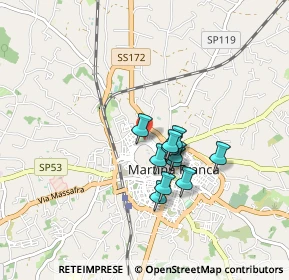 Mappa Via Giovanbattista Pergolesi, 74015 Martina Franca TA, Italia (0.67273)