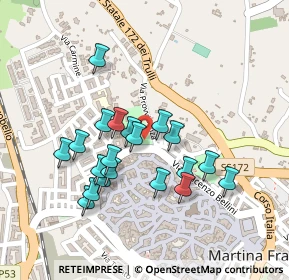 Mappa Via Giovanbattista Pergolesi, 74015 Martina Franca TA, Italia (0.2185)