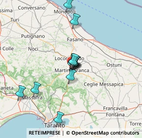 Mappa Via Giovanbattista Pergolesi, 74015 Martina Franca TA, Italia (11.39667)