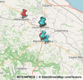 Mappa Via Elio Vittorini, 74015 Martina Franca TA, Italia (5.31091)