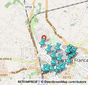 Mappa Via Elio Vittorini, 74015 Martina Franca TA, Italia (0.643)