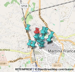 Mappa Via Elio Vittorini, 74015 Martina Franca TA, Italia (0.2865)