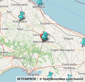 Mappa Via Elio Vittorini, 74015 Martina Franca TA, Italia (24.98818)