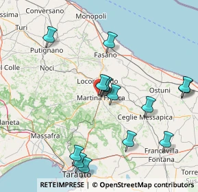 Mappa Via Elio Vittorini, 74015 Martina Franca TA, Italia (17.89357)