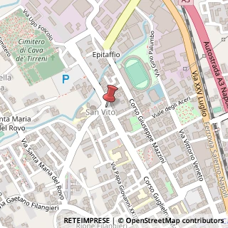 Mappa Corso Giovanni Palatucci, 94, 84013 Cava de' Tirreni, Salerno (Campania)