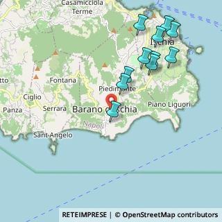 Mappa Via Pendio del Gelso, 80070 Barano D'ischia NA, Italia (2.34273)