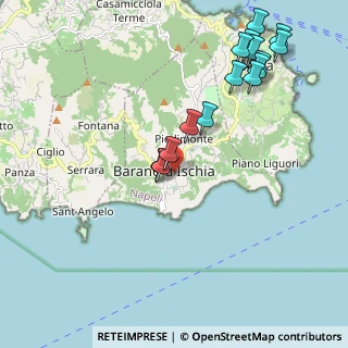 Mappa Via Pendio del Gelso, 80070 Barano D'ischia NA, Italia (2.49467)