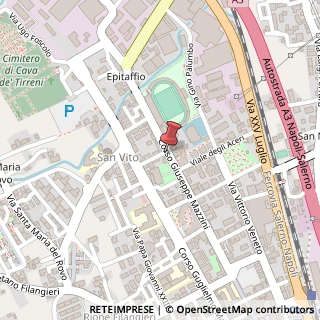 Mappa Corso Mazzini, 136, 84013 Cava de' Tirreni, Salerno (Campania)