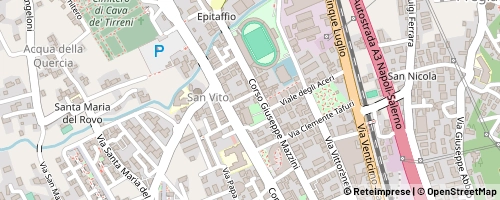 Mappa Cava de' Tirreni