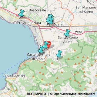 Mappa Via Nazionalei, 80054 Gragnano NA, Italia (3.85818)