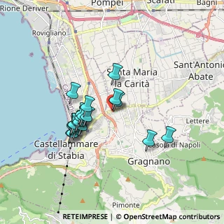 Mappa Via Raffaele Viviani, 80054 Gragnano NA, Italia (1.6145)
