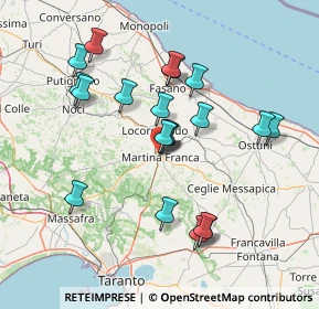 Mappa Via Spirito Santo, 74015 Martina Franca TA, Italia (15.172)