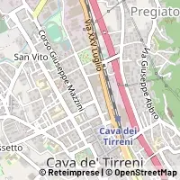 Mapa Cava de' Tirreni