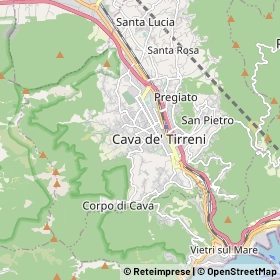 Mappa Cava de' Tirreni