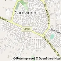 Mapa Carovigno