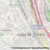 नक्शा Cava de' Tirreni