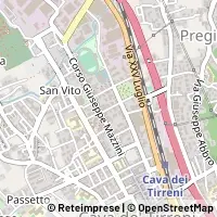 Mapa Cava de' Tirreni
