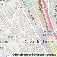 지도 Cava de' Tirreni