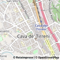 Mapa Cava de' Tirreni