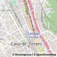 Karte Cava de' Tirreni