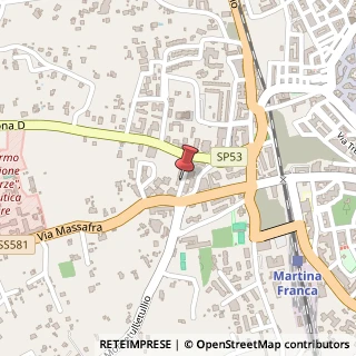 Mappa Via Massafra, 25, 74015 Martina Franca, Taranto (Puglia)