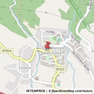 Mappa Via F. Spirito, 18, 84090 San Mango Piemonte, Salerno (Campania)