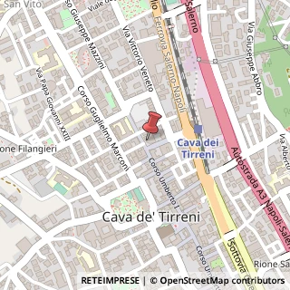 Mappa Corso Umberto I, 395, 84013 Cava de' Tirreni, Salerno (Campania)