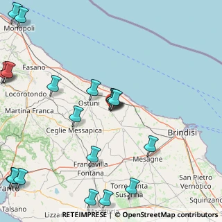 Mappa Via Martiri di Cefalonia, 72012 Carovigno BR, Italia (25.3315)