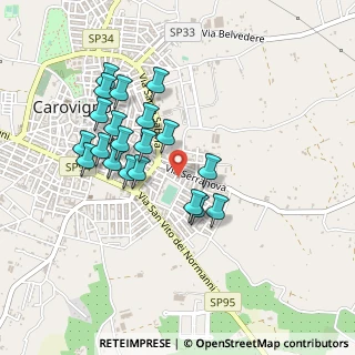 Mappa Via Martiri di Cefalonia, 72012 Carovigno BR, Italia (0.45)