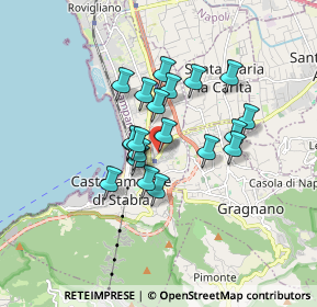 Mappa Via Dannunzio Gabriele, 80053 Castellammare di Stabia NA, Italia (1.331)