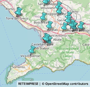 Mappa Via Dannunzio Gabriele, 80053 Castellammare di Stabia NA, Italia (9.622)