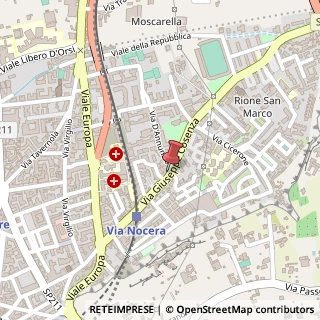 Mappa Via Giuseppe Cosenza, 281, 80053 Castellammare di Stabia, Napoli (Campania)