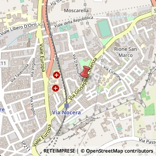 Mappa Via Giuseppe Cosenza, 195, 80053 Castellammare di Stabia, Napoli (Campania)