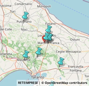Mappa S. P. per Mottola, 74015 Martina Franca TA, Italia (21.36)
