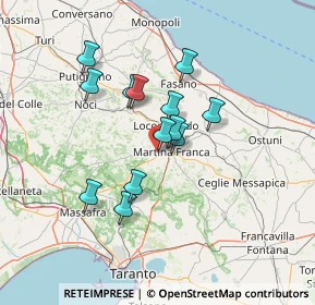 Mappa S. P. per Mottola, 74015 Martina Franca TA, Italia (11.71462)