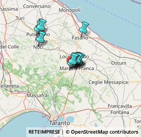 Mappa S. P. per Mottola, 74015 Martina Franca TA, Italia (8.95533)