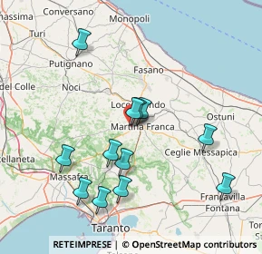 Mappa S. P. per Mottola, 74015 Martina Franca TA, Italia (15.85167)