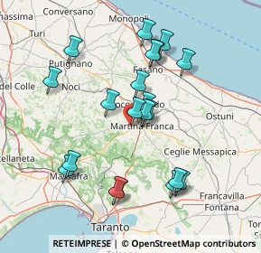 Mappa S. P. per Mottola, 74015 Martina Franca TA, Italia (15.344)