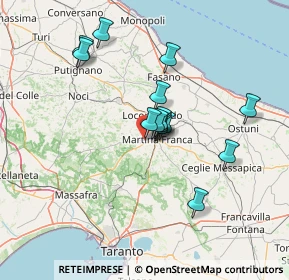 Mappa S. P. per Mottola, 74015 Martina Franca TA, Italia (12.10429)