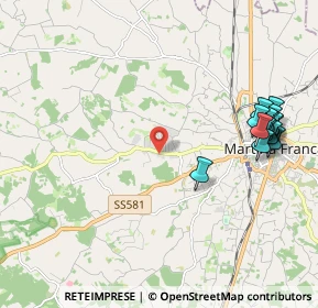 Mappa S. P. per Mottola, 74015 Martina Franca TA, Italia (2.62133)