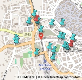 Mappa Via delle Murge, 74015 Martina Franca TA, Italia (0.2725)