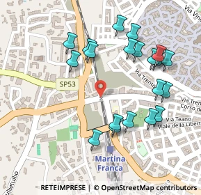 Mappa Via delle Murge, 74015 Martina Franca TA, Italia (0.272)