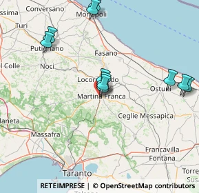 Mappa Via delle Murge, 74015 Martina Franca TA, Italia (16.55909)