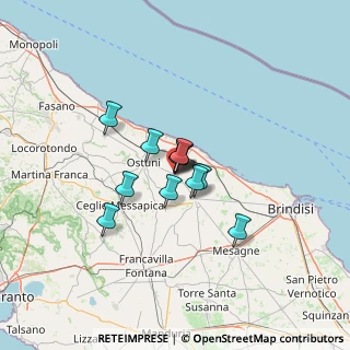 Mappa Via delle Donne, 72012 Carovigno BR, Italia (8.21)