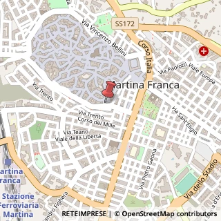 Mappa Via Mercadante, 56, 74015 Martina Franca, Taranto (Puglia)