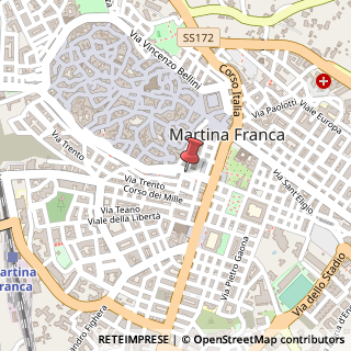 Mappa Via Paisiello, 20, 74015 Martina Franca, Taranto (Puglia)