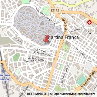 Mappa Via Mercadante, 52, 74015 Martina Franca, Taranto (Puglia)